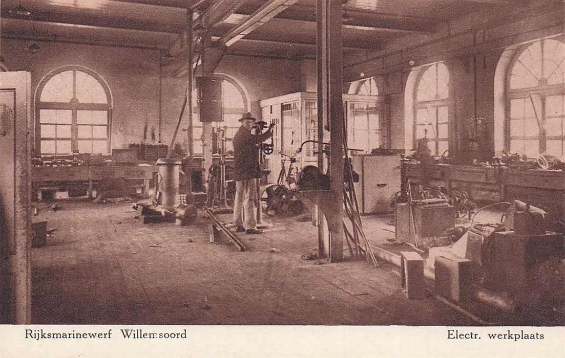 Den Helder Rijksmarinewerf Willem Oord Electr Werkplaats