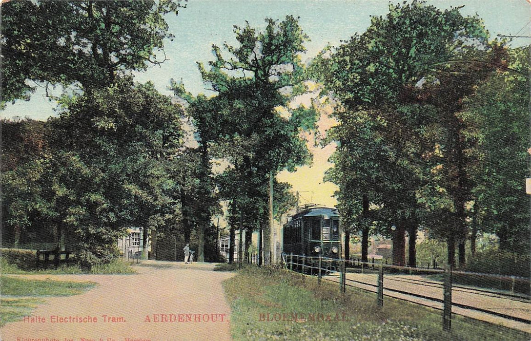 Halte Electrische Tram Aerdenhout Bloemendaal