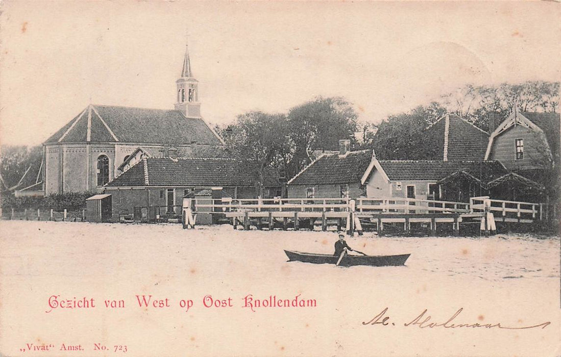 Gezicht Van West Op Oost Knollendam Vivat