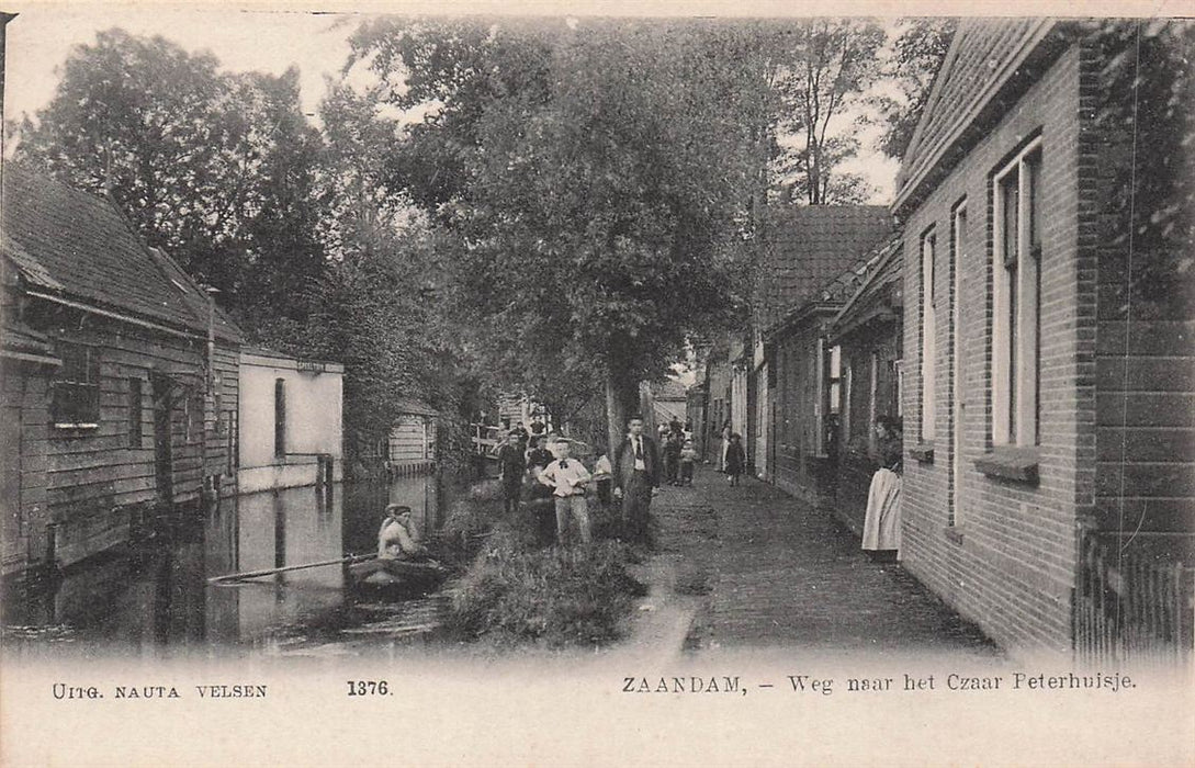 Zaandam Weg Naar Het Czaar Peterhuisje