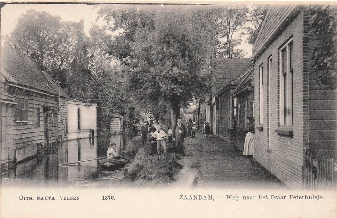 Zaandam Weg Naar Het Czaar Peterhuisje