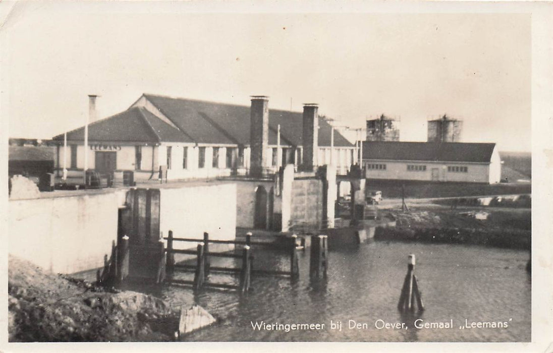 Wieringermeer Bij Den Oever Gemaal Leemans