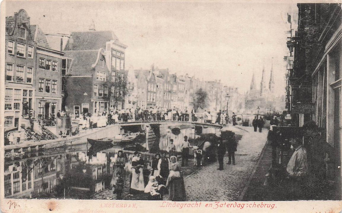 Amsterdam Lindegracht En Zaterdagschebrug