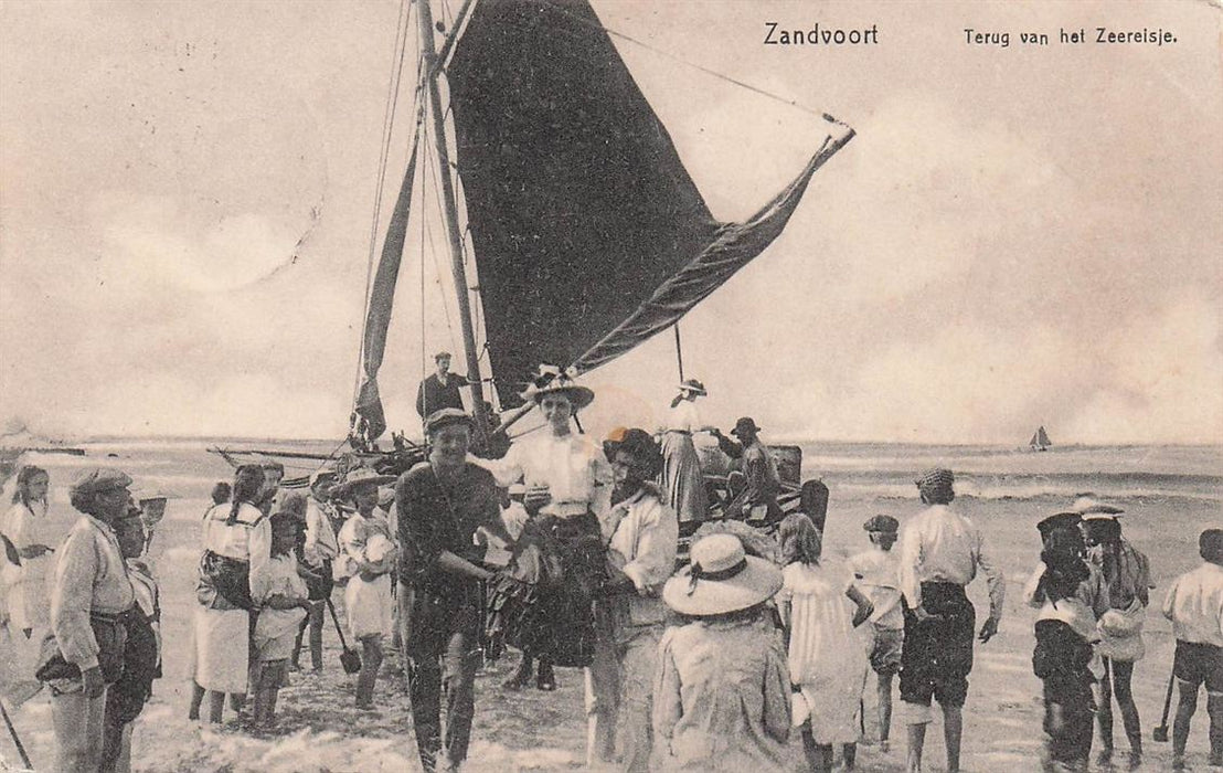 Zandvoort Terug Van Het Zeereisje