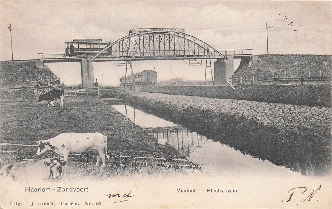 Haarlem Zandvoort Viaduct Electr Tram