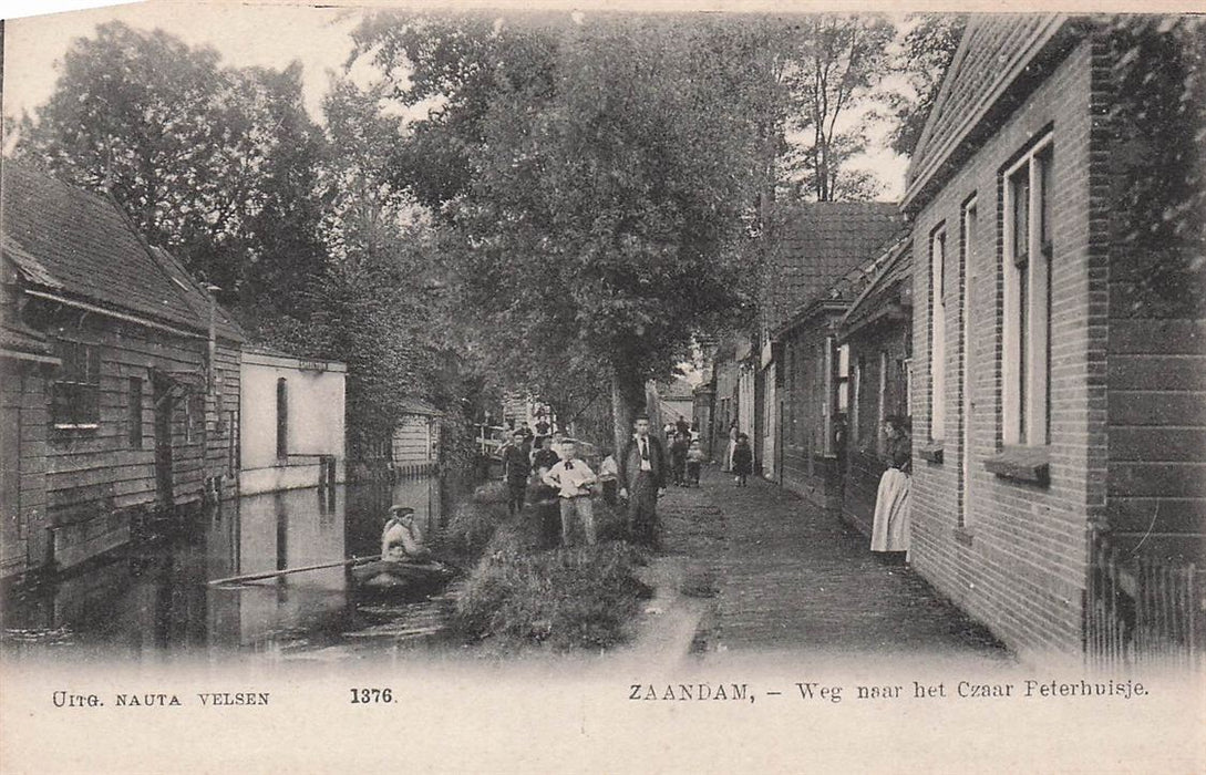 Zaandam Weg Naar Het Czaar Peterhuisje