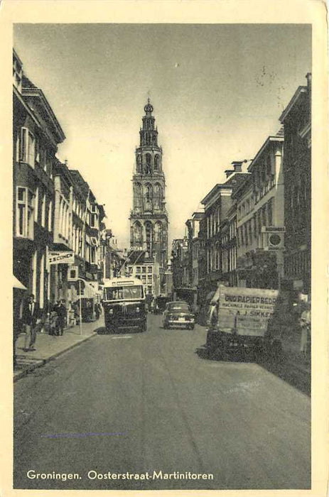 Groningen Oosterstraat-Martinitoren