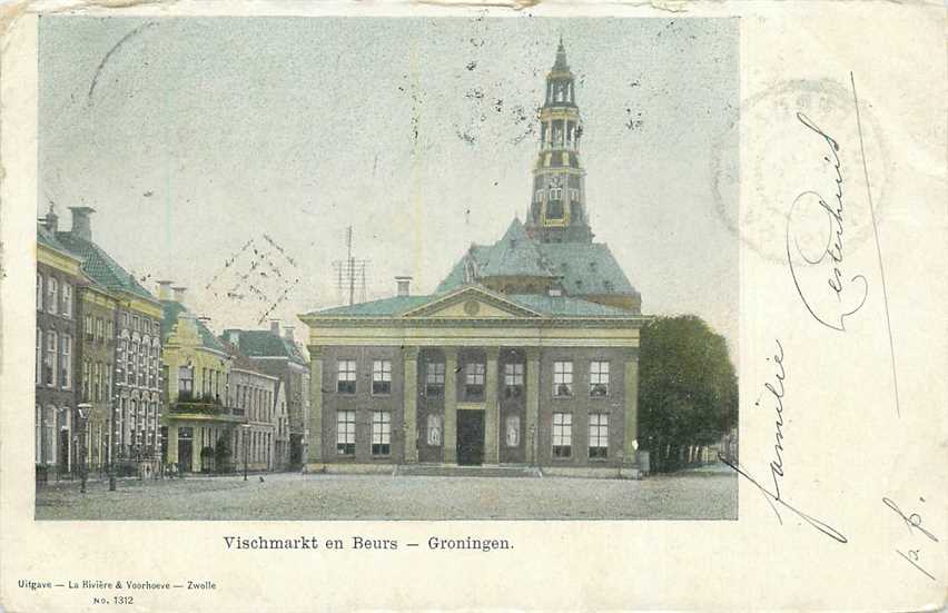 Groningen Vischmarkt en Beurs