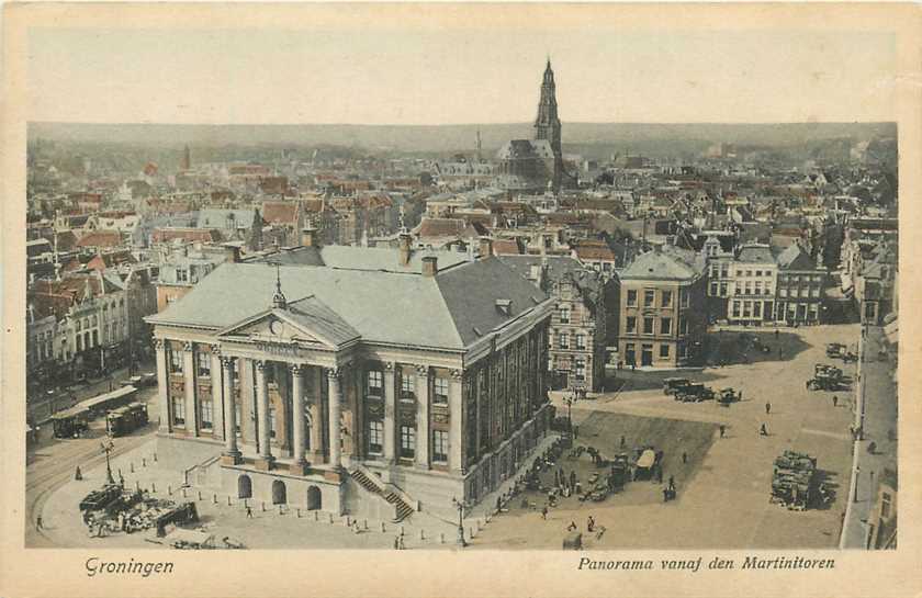 Groningen Panorama vanaf den Martinitore