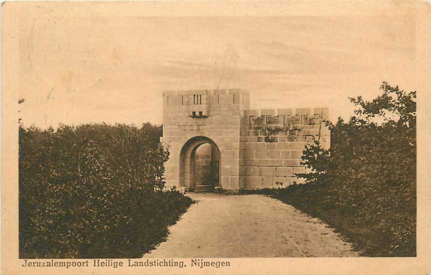 Nijmegen Jeruzalempoort Heilige Landstic