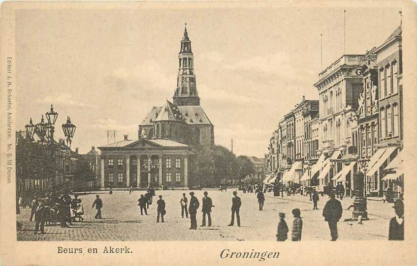 Groningen Beurs en Akerk