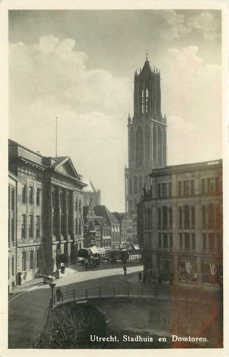 Utrecht Stadhuis en Domtoren