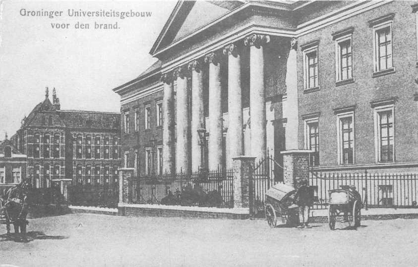 Groningen Universiteitsgebouw voor den b