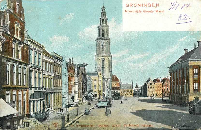 Groningen Noordzijde Groote Markt