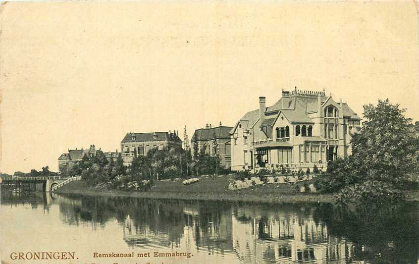 Groningen Eemskanaal met Emmabrug