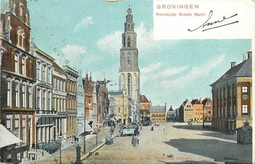 Groningen Noordzijde Groote Markt