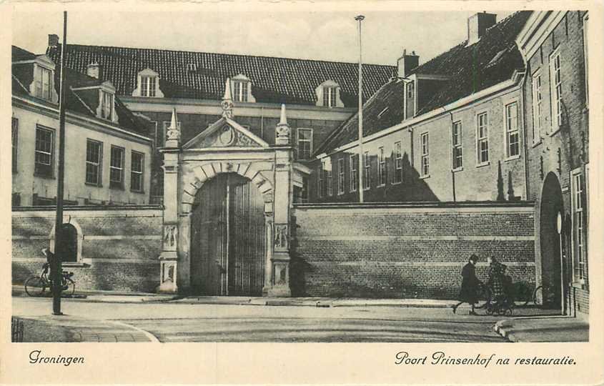 Groningen Poort Prinsenhof na Restaurati