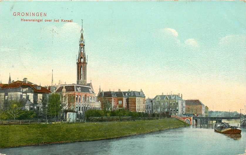 Groningen Heerensingel over het Kanaal