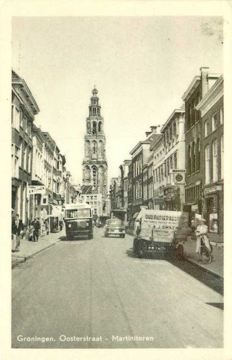 Groningen Oosterstraat Martinitoren