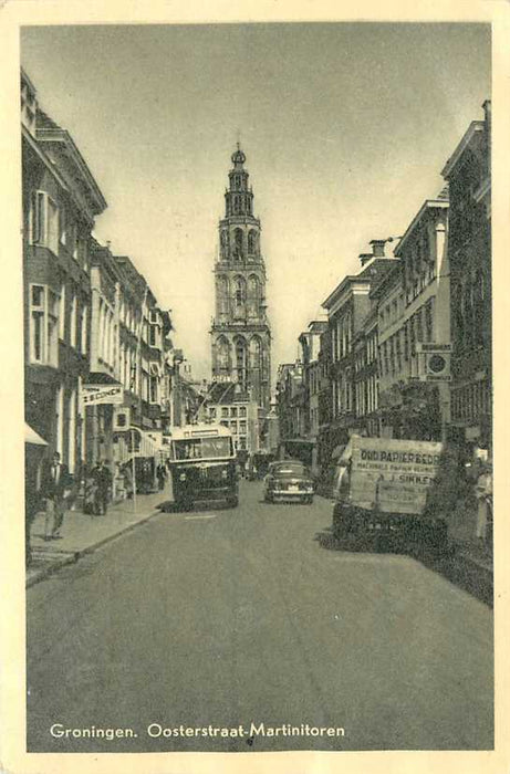 Groningen Oosterstraat Martinitoren