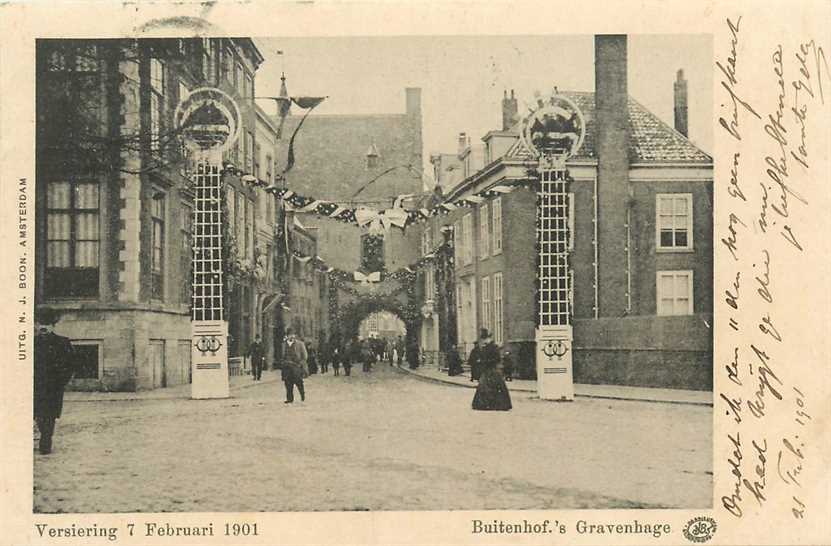 Den Haag Versiering 7 februari 1901