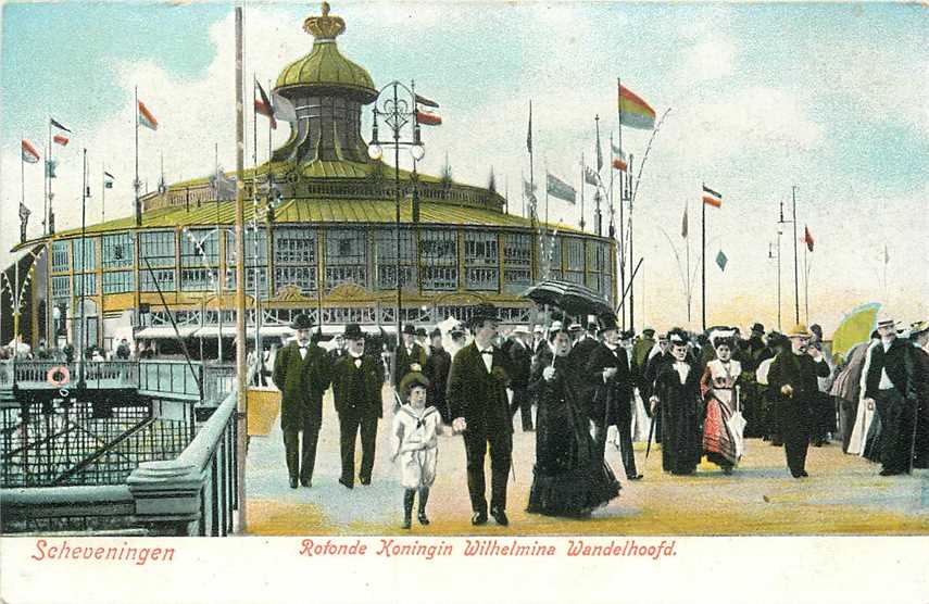 Scheveningen Rotonde Koningin Wilhelmina Wandelhoofd