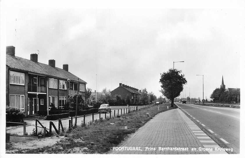 Poortugaal Prins Berhardstraat en Groene Kruisweg