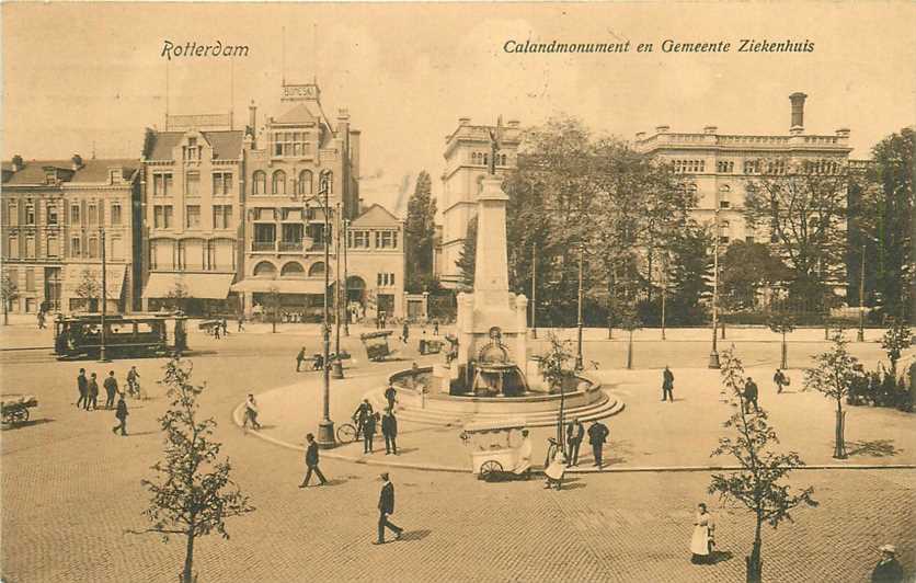 Rotterdam Calandmonument en Gemeente Ziekenhuis