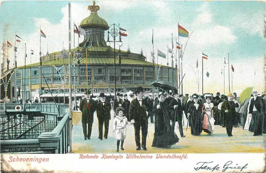 Scheveningen Rotonde Koningin Wilhelmina Wandelhoofd