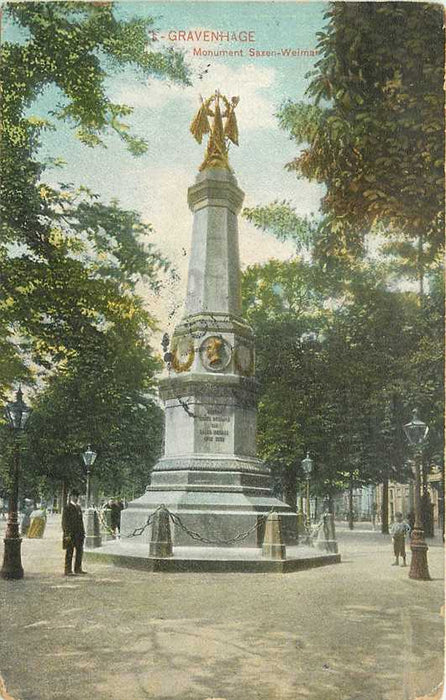 Den Haag Monument Saxen Weimar