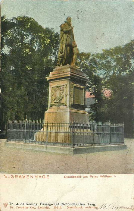 Den Haag Standbeeld van Prins Willem I