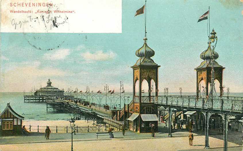 Scheveningen Wandelhoofd Koningin Wilhelmina