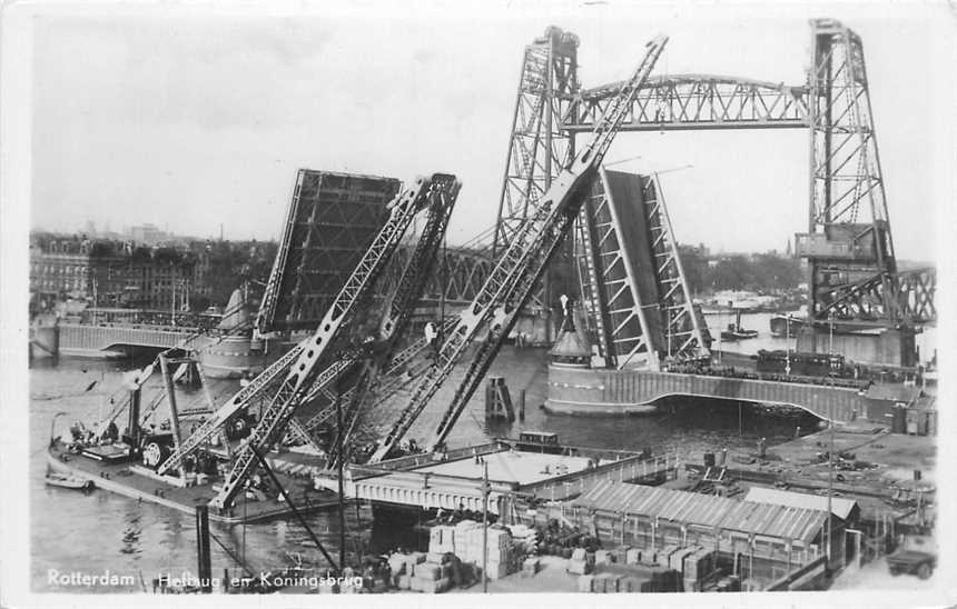 Rotterdam Hefbrug en Koningsbrug