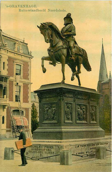 Den Haag Ruiterstandbeeld Noordeinde