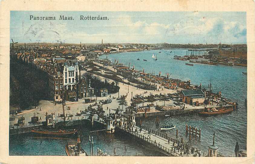 Rotterdam Panorama Maas