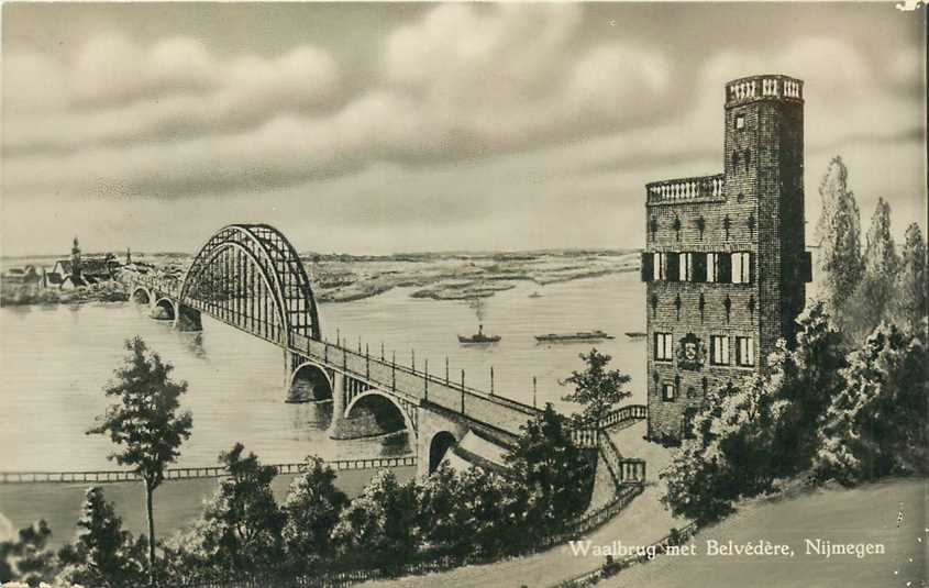 Nijmegen Waalbrug met Belvedere