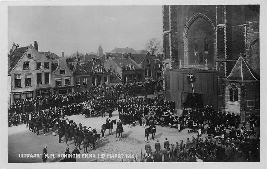 Delft Uitvaart Koningin Emma