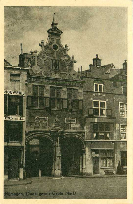 Nijmegen Oude gevels Grote Markt