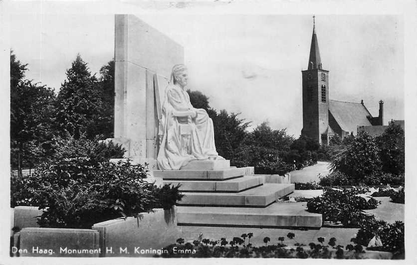 Den Haag Monument Koningin Emma