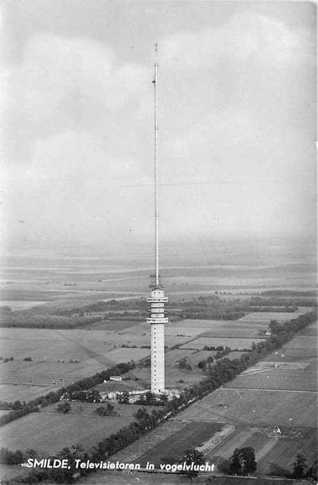 Hoogersmilde Televisietoren in vogelvlucht