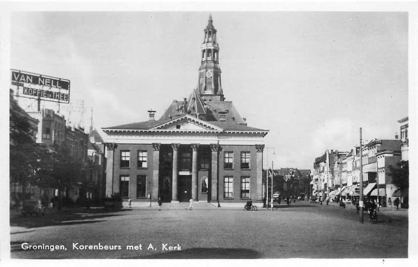 Groningen Korenbeurs met A Kerk