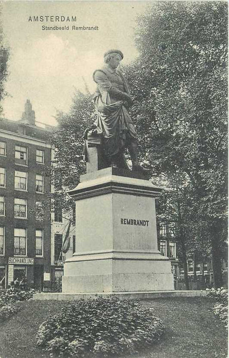 Amsterdam Standbeeld Rembrandt