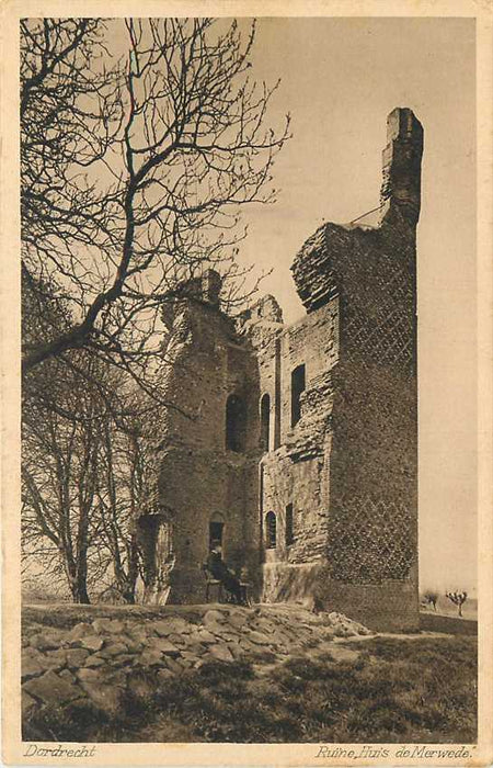 Dordrecht Ruine huis de Merwede