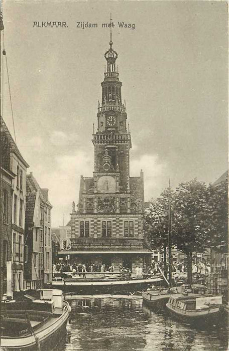 Alkmaar Zijdam met Waag