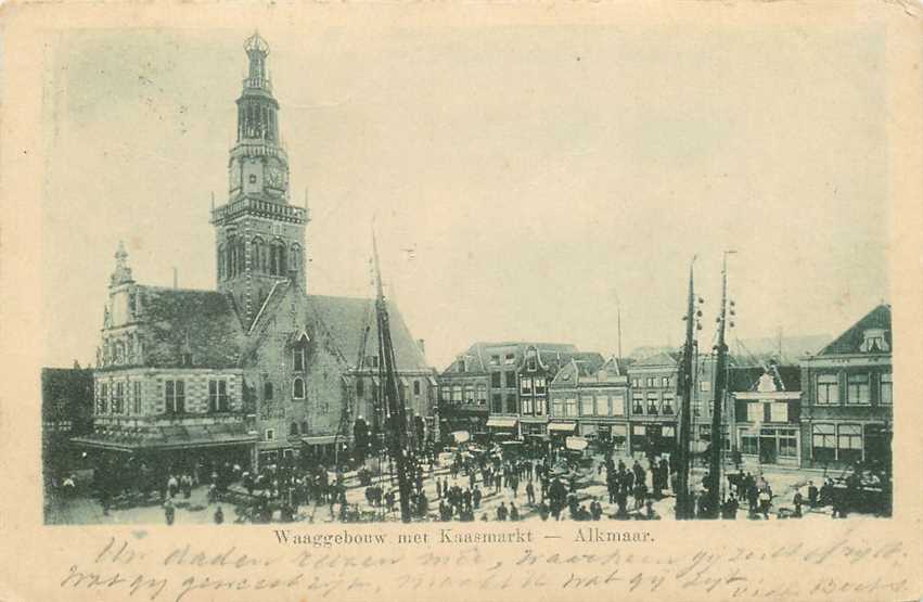 Alkmaar Waaggebouw met Kaasmarkt