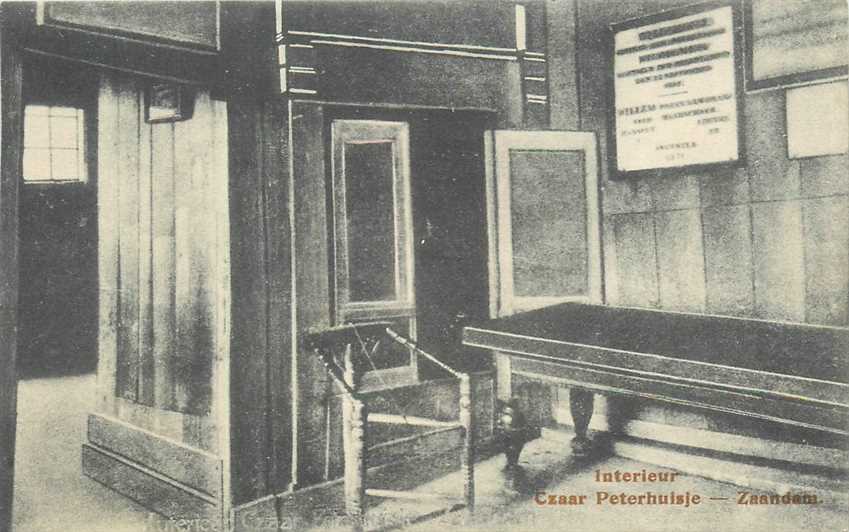 Zaandam Interieur Czaar Peterhuisje