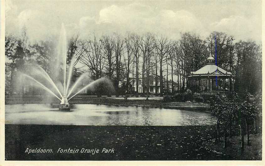 Apeldoorn Fontein Oranje Park