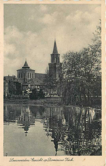 Leeuwarden Gezicht op Dominicus Kerk