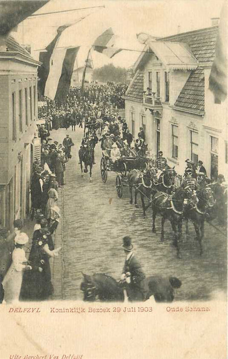 Delfzijl Koninklijk Bezoek 1903