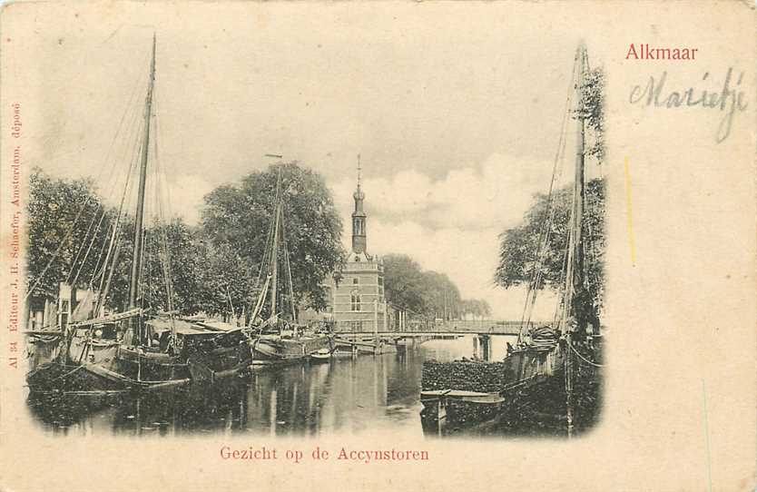 Alkmaar Gezicht op de Accynstoren